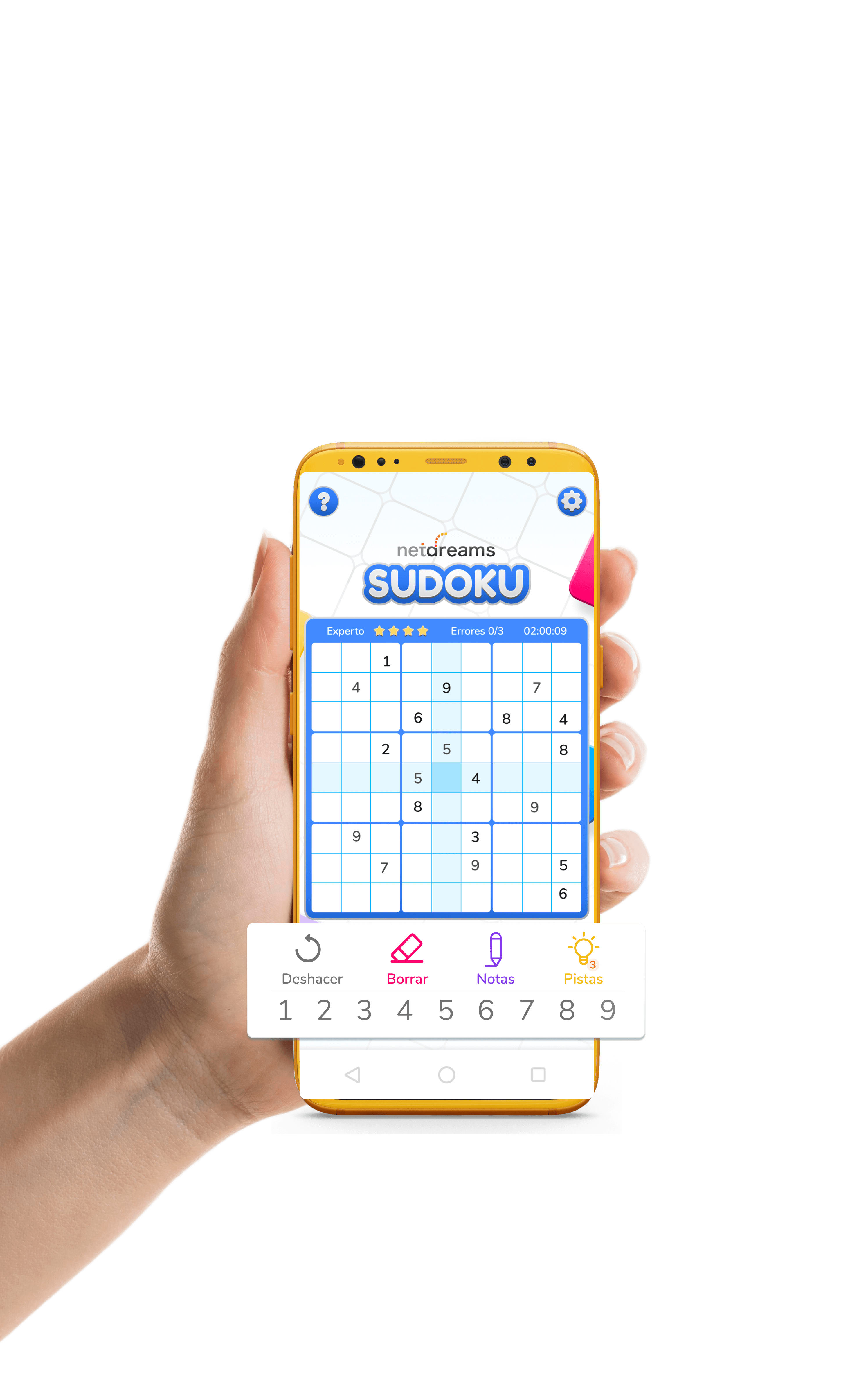 Jogo Sudoku Netdreams no seu celular
